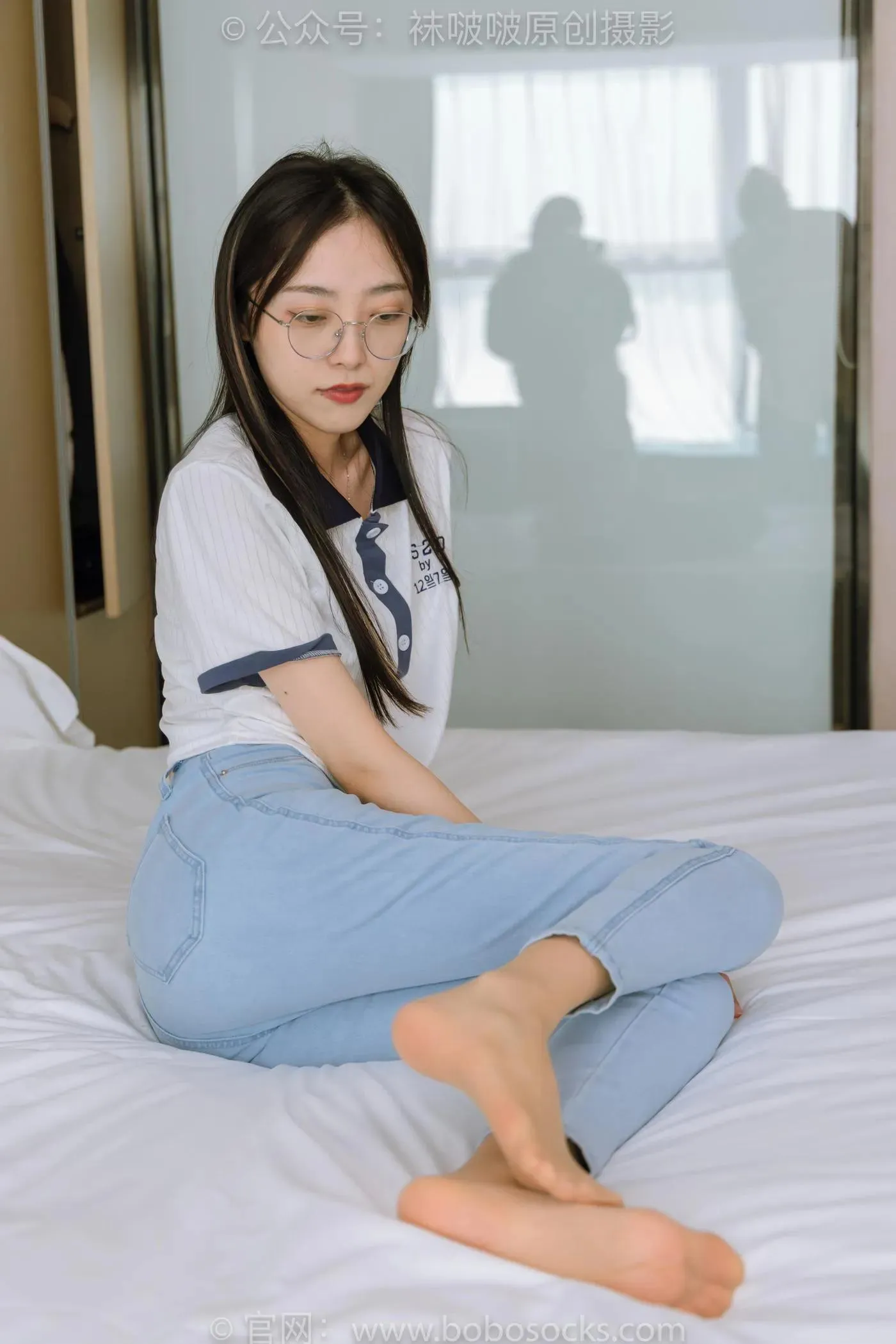 [BoBoSocks袜啵啵]NO.161 稚予-贝壳头板鞋、肉丝、裤里丝 [140P]插图5